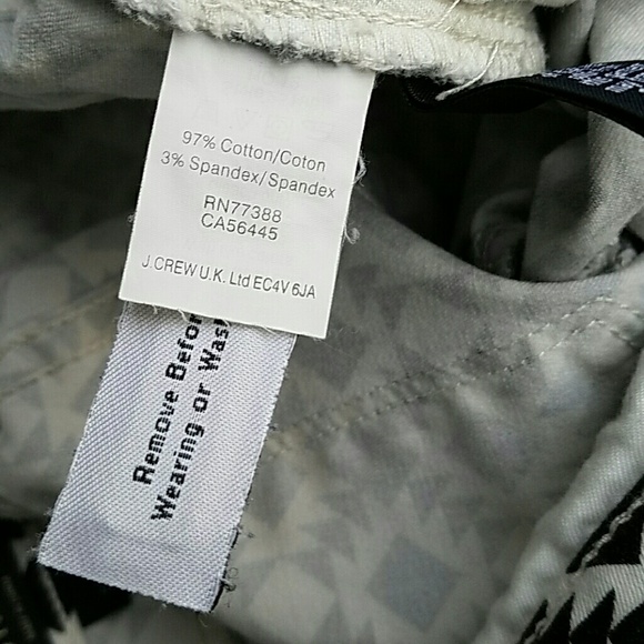 J. Crew Geo Print Black & White Jeans Size 27 - Picture 6 of 7